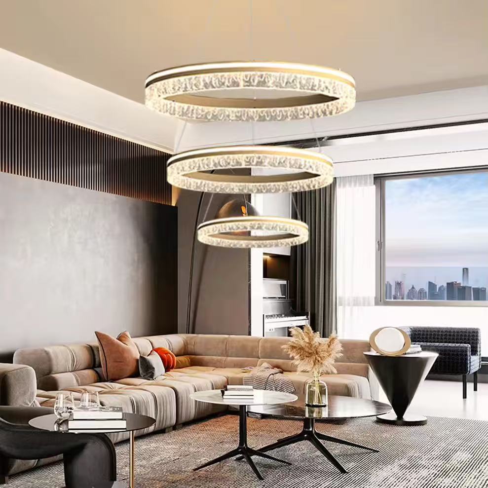 Interior Design Remote - Style américain Design LED lustre en