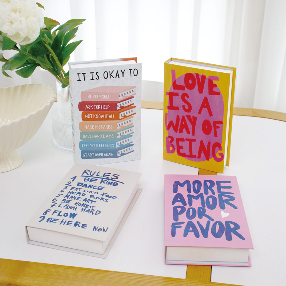 Interior Design Book - Fausses boîtes de livres, livres décoratifs