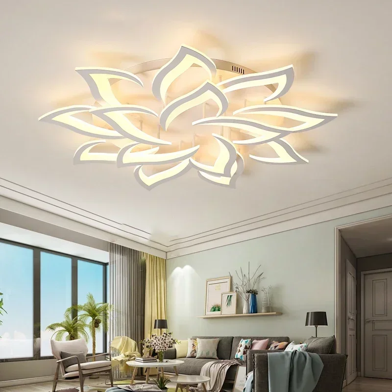 Interior Design Remote - Plafonnier LED en Forme de Pétale