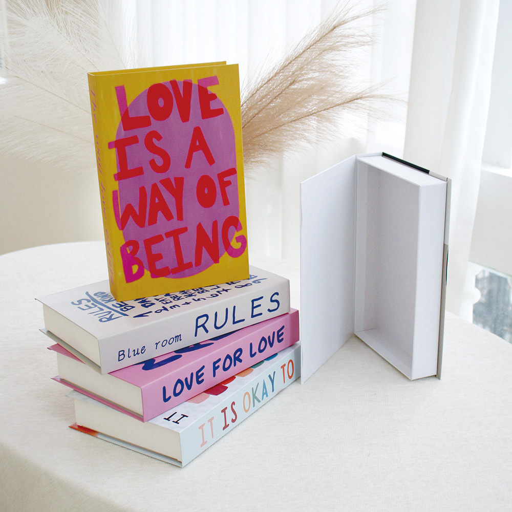Fausses boîtes de livres, livr - Interior Design Book avis et prix