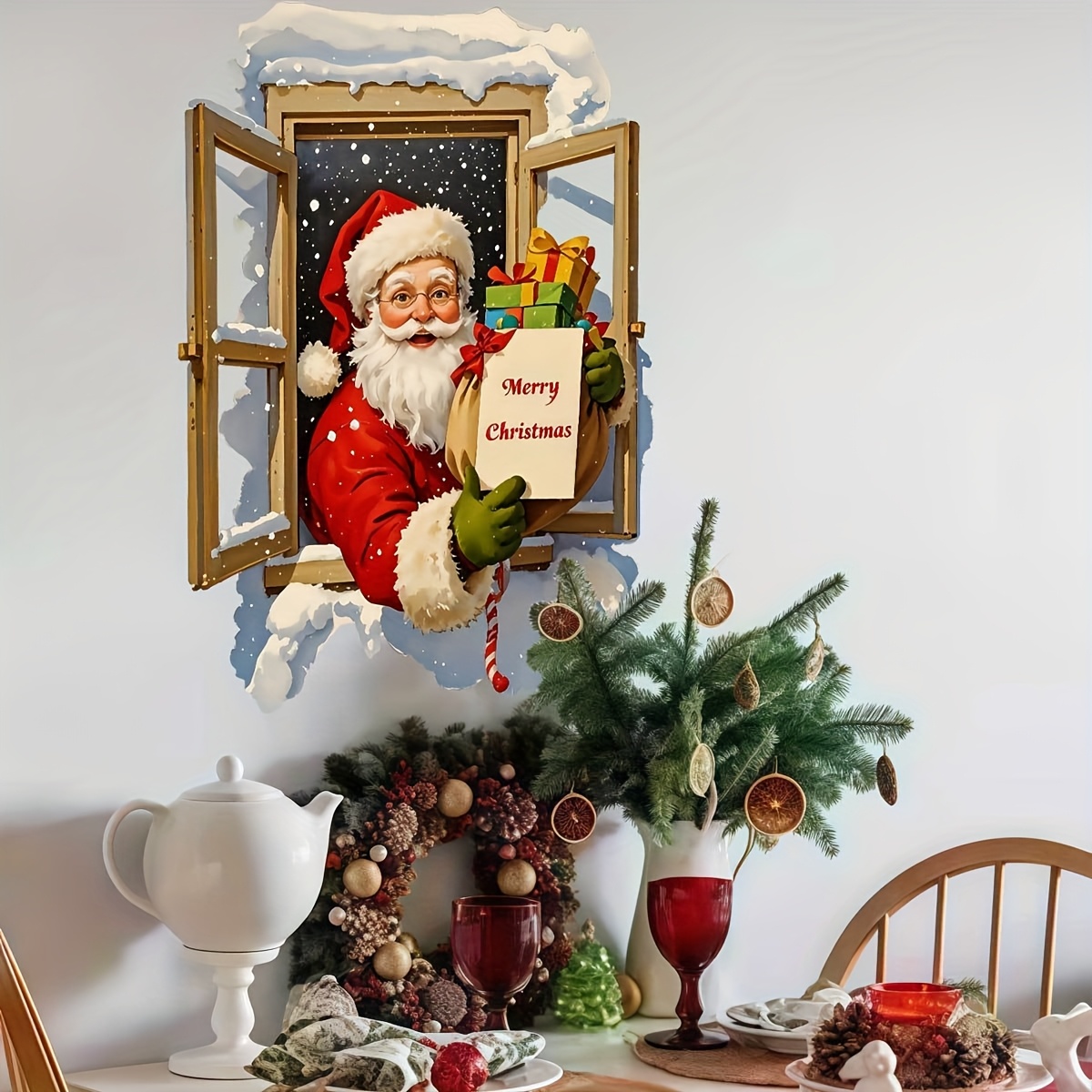 Autocollants muraux de noël pè - Interior Design Home Decor avis et prix