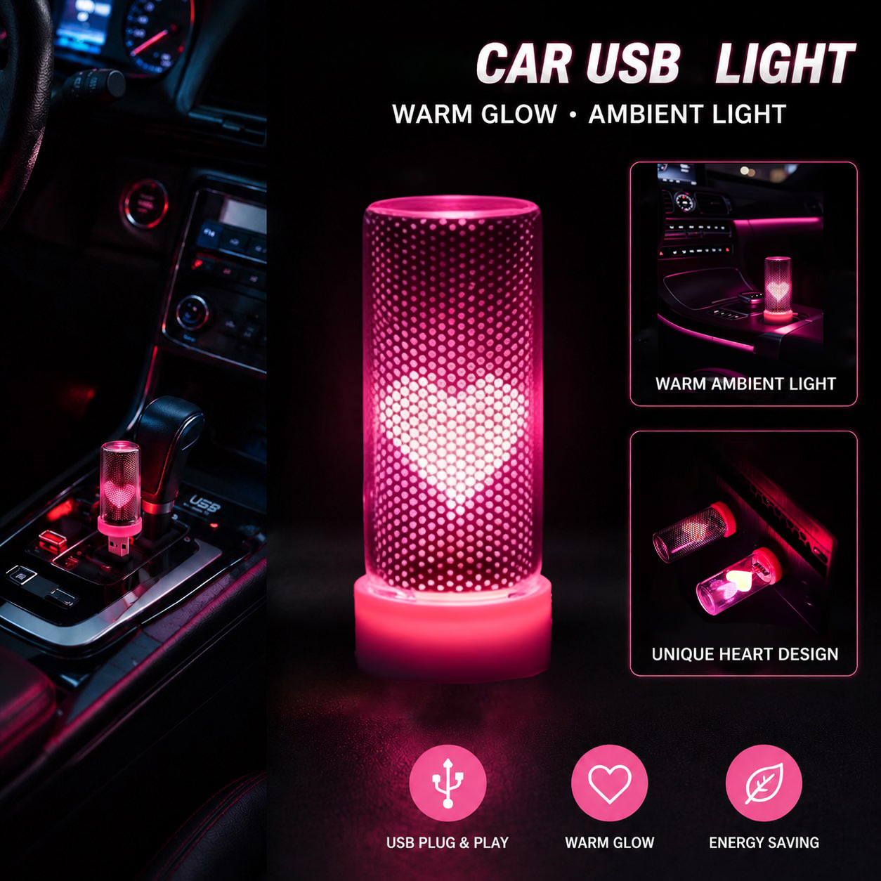 Nouvelle lampe d'ambiance USB  - Interior Design Home Decor avis et prix