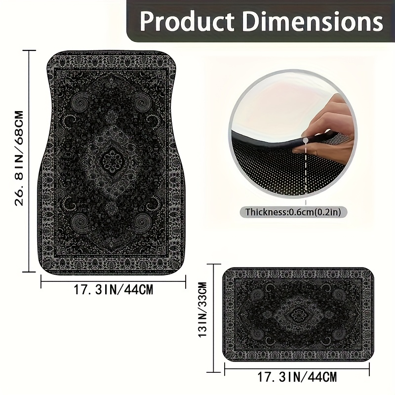 Tapis de sol de voiture rectan - Interior Design Concept avis et prix