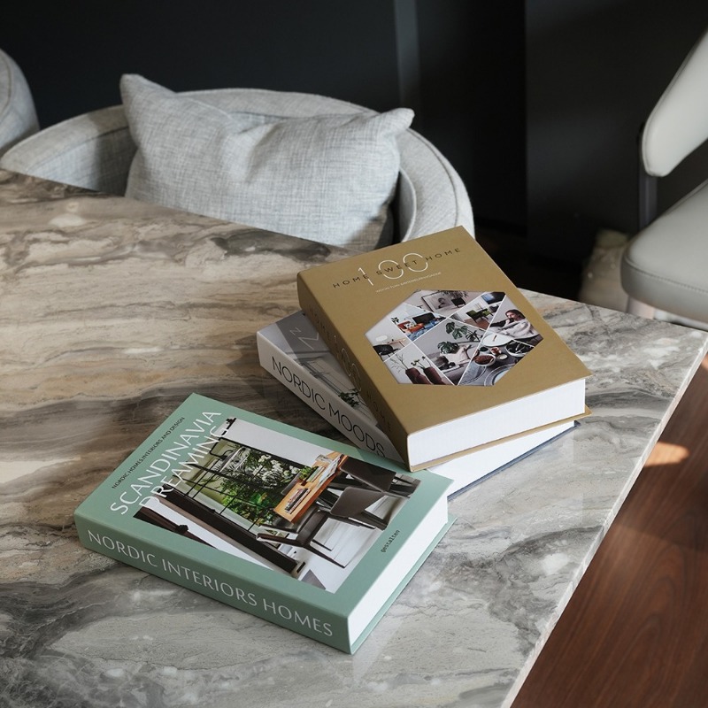 Faux livres simples, ornement  - Interior Design Book avis et prix