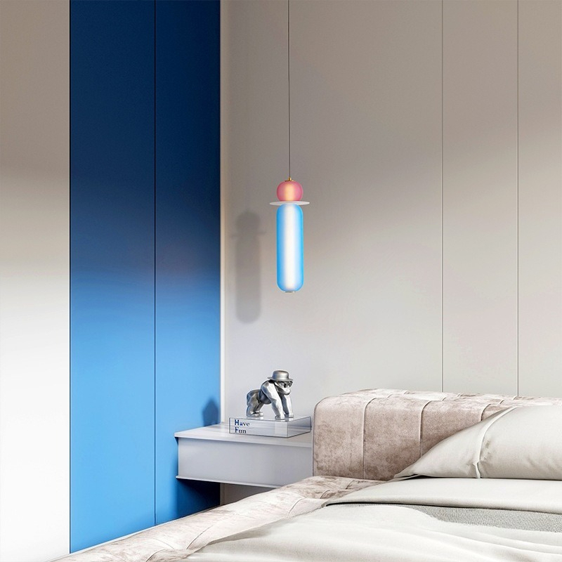 Lampe suspendue en verre color - Interior Design Remote avis et prix