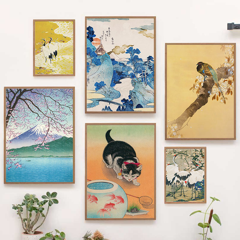 Peinture sur toile japonaise K - Interior Design Home Decor avis et prix